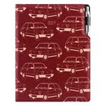 Diář DESIGN denní A4 2027 polský - bordó - Maluch