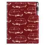 Diář DESIGN denní A4 2027 polský - bordó - Maluch