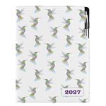 Diář DESIGN denní A4 2027 polský - Kolibřík