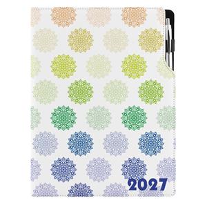 Diář DESIGN denní A4 2027 polský - Mandala barevný