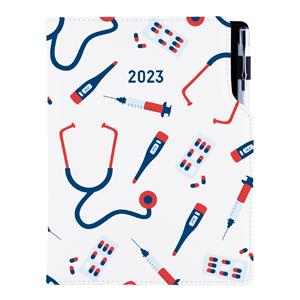 Diář DESIGN denní A5 2023 český - Doktor