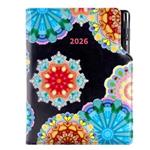 Diář DESIGN denní A5 2026 český - černá - Kaleidoskop