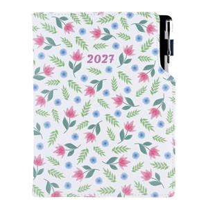 Diář DESIGN denní A5 2027 - Jarní květiny