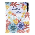 Diář DESIGN denní A5 2027 - Podzimní květiny