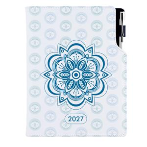 Diář DESIGN denní A5 2027 polský - Mandala modrý
