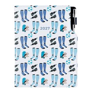 Diář DESIGN denní A5 2027 slovenský - Fotbal
