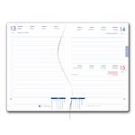 Diář DESIGN denní A5 2027 - zelená - Větvičky