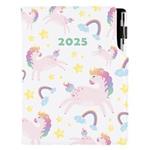 Diář DESIGN denní B6 2025 polský - Unicorn