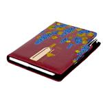 Diář DESIGN denní B6 2026 český - bordó - Víno