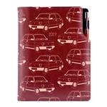 Diář DESIGN denní B6 2027 český - bordó - Maluch