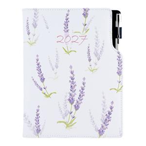 Diář DESIGN denní B6 2027 - Levandule