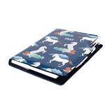 Diář DESIGN denní B6 2027 - modrá - Koně