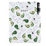 Diář DESIGN denní B6 2027 polský - Avokádo