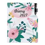 Diář DESIGN denní B6 2027 polský - Květiny