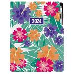 Diář DESIGN týdenní A4 2024 - Tropic