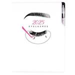 Diář DESIGN týdenní A4 2025 polský - KOSMETICKÝ Eyelashes