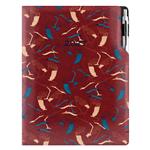 Diář DESIGN týdenní A4 2027 - bordó - Jeřáb