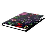 Diář DESIGN týdenní A4 2027 - černá - Květy