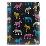 Diář DESIGN týdenní A4 2027 český - černá - Zebra