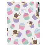 Diář DESIGN týdenní A4 2027 - Cupcake