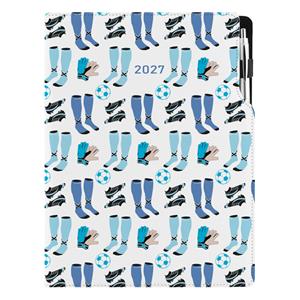 Diář DESIGN týdenní A4 2027 - Fotbal