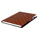 Diář DESIGN tydenní A4 2027 - hnědá - Puntíky