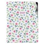 Diář DESIGN týdenní A4 2027 - Jarní květiny