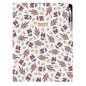 Diář DESIGN týdenní A4 2027 - Jeřabina