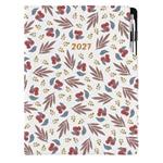 Diář DESIGN týdenní A4 2027 - Jeřabina