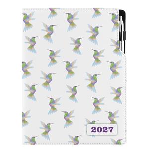 Diář DESIGN týdenní A4 2027 - Kolibřík