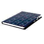 Diář DESIGN týdenní A4 2027 - modrá - Flamingo