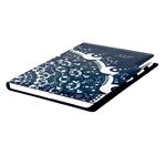 Diář DESIGN týdenní A4 2027 - modrá - Ornament