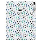 Diář DESIGN týdenní A4 2027 - Music