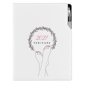 Diář DESIGN týdenní A4 2027 - Pedikúra
