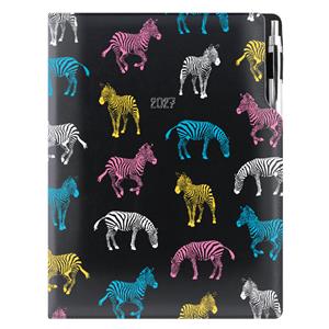 Diář DESIGN týdenní A4 2027 polský - černá - Zebra