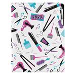 Diář DESIGN týdenní A4 2027 polský - KADEŘNICKÝ Hairdresser