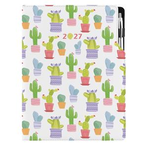 Diář DESIGN týdenní A4 2027 polský - Kaktus