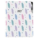 Diář DESIGN týdenní A4 2027 polský - Pírka