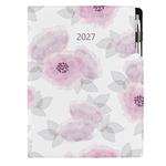Diář DESIGN týdenní A4 2027 polský - Pivoňka