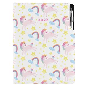 Diář DESIGN týdenní A4 2027 polský - Unicorn
