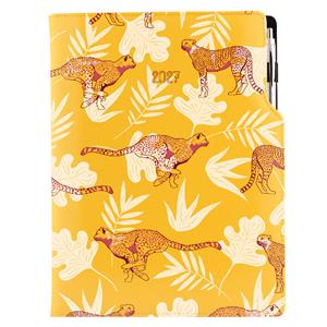 Diář DESIGN týdenní A4 2027 polský - žlutá - Gepard