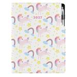 Diář DESIGN týdenní A4 2027 - Unicorn