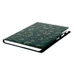 Diář DESIGN tydenní A4 2027 - zelená - Květiny