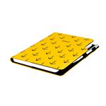 Diář DESIGN tydenní A4 2027 - žlutá - Námořník - kotvy