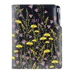 Diář DESIGN týdenní A5 2027 český - černá - Louka