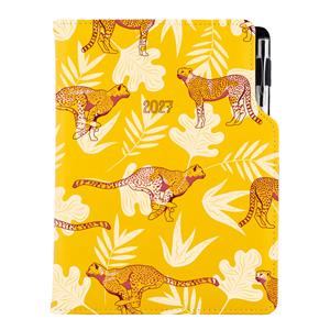 Diář DESIGN týdenní A5 2027 polský - žlutá - Gepard