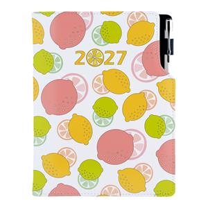 Diář DESIGN týdenní A5 2027 slovenský - Citron