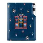 Diář DESIGN týdenní A5 2027 slovenský - modrá - Hotel