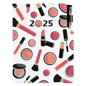 Diář DESIGN týdenní B5 2025 polský - Make up