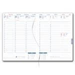 Diář DESIGN týdenní B5 2027 český - černá - Zebra